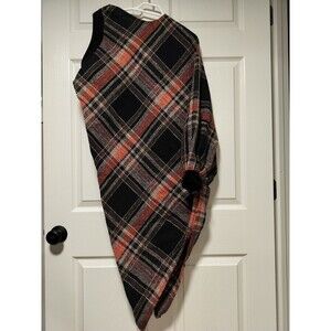 Vonnie Reynolds Bunratty Cottage of Ireland Wool Plaid Vintage Cape/Poncho
